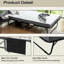 Lit pliant avec matelas en mousse apaisante: 75 po x 45 po, structure en métal, housse de rangement, lit à roulettes facile à utiliser: utilisation