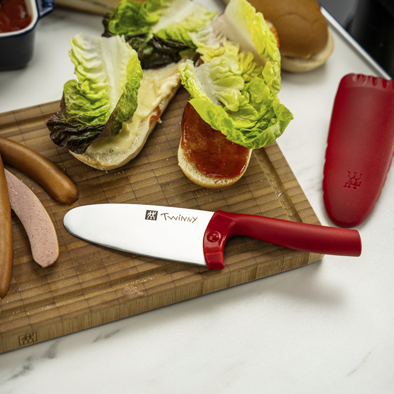 ZWILLING Twinny Kids Chef’s Knife, Red