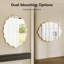 Miroir mural ovale 22 po x 30 po, miroir de meuble-lavabo décoratif avec cadre en métal doré, miroir décoratif moderne pour entrée, chambre à coucher-1288377794-1288017166
