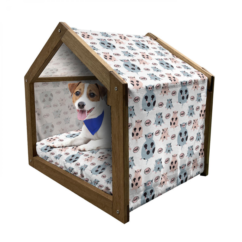 Niche pour chien en bois, H 22,44 po x l 23,62 po x P 17,72 po