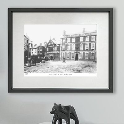 Northwich, Bull Ring 1903 1 Piece Single Picture Frame Wall Art