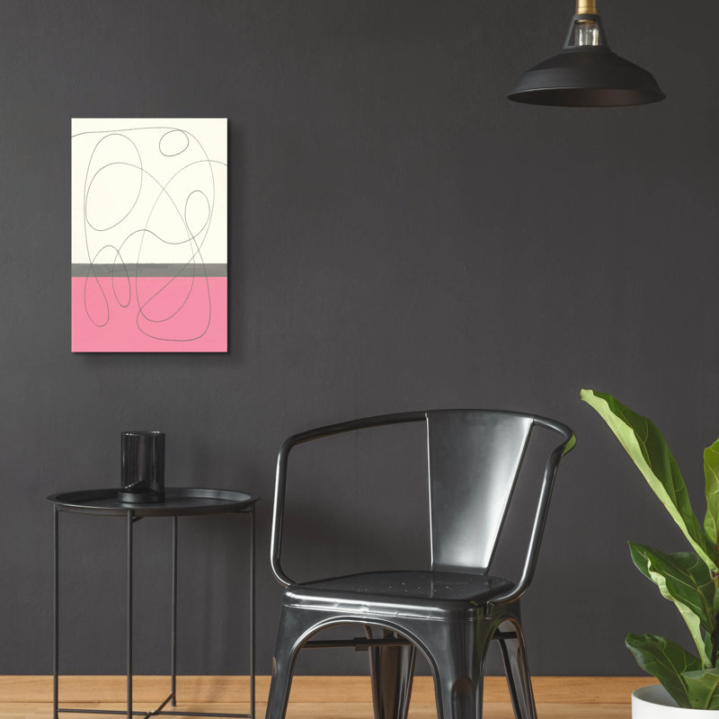 Art mural en verre Ivy Bronx «Neapolitan 1» par Piper Rhue, H 24 po x l 16 po x P 0,2 po