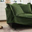 Canapé 2 places avec housse convertible et housse, chenille, siège confortable, housse élégante à 2 places d'aspect élégant, design spacieux-1608843141