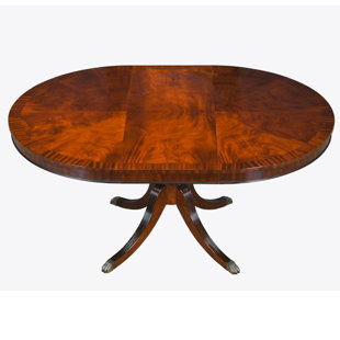 Table de salle à manger en bois d'acajou massif