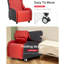 Fauteuil de massage inclinable électrique en similicuir-1807966305