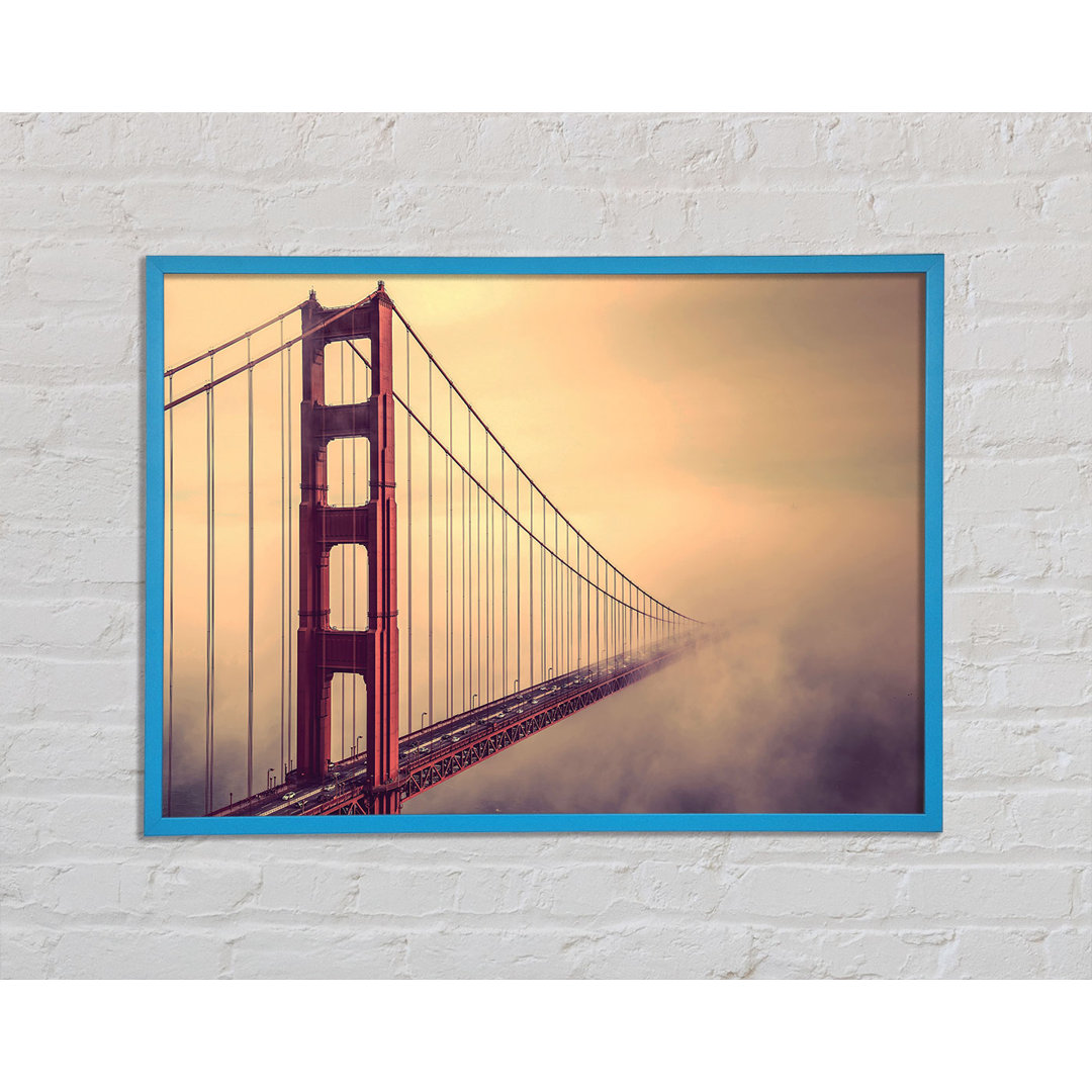 Golden Gate Bridge Mist - Einzelner Bilderrahmen Kunstdrucke