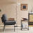 Lemley Linen Upholstered Armchair with Wood Arms-1334294458