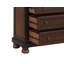 Commode en bois massif à 5 tiroirs Ashwani