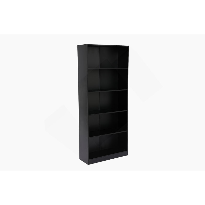 5-Tier Bookshelves Storage Cabinet, Spacious And Stable For Multi-Room Use, Ideal For Organizing And Displaying Items, Black