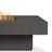Cowden 72" W Rectangle Concrete Propane Fire Pit Table-917789437