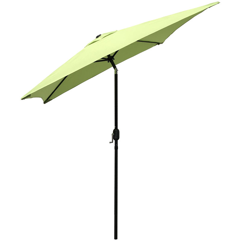 Tempo 78'' Tilt Market Umbrella, Lime Green