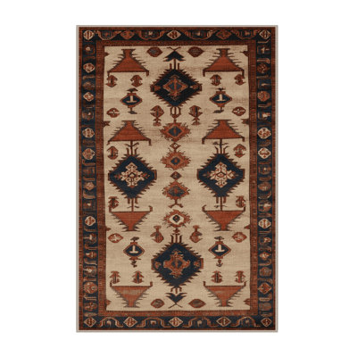Tapis brun lavable à la machine