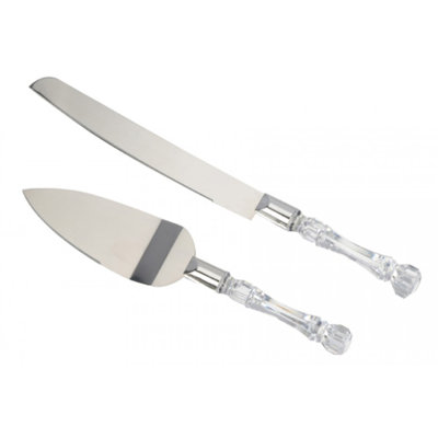 ensemble de 2 couteaux à gâteau en acier inoxydable 2 pièces Voncile