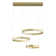 3 - Light Unique / Statement Modern Linear LED Chandelier