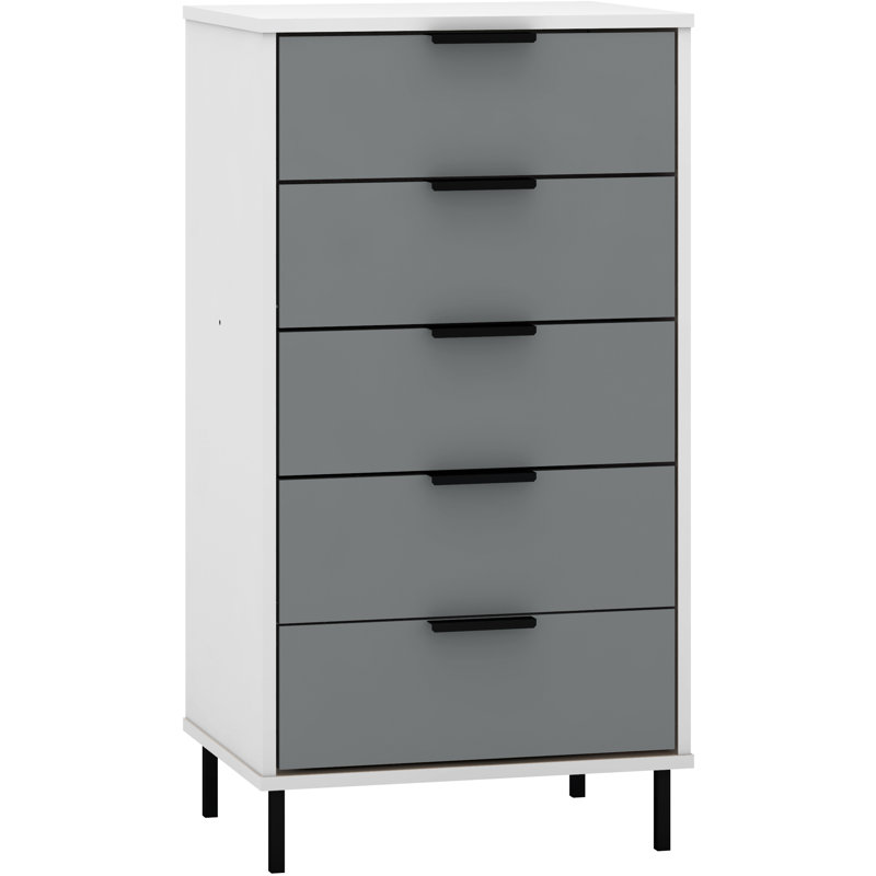 5 Drawer 50Cm W Chest of Drawers