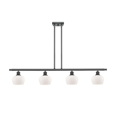 Luminaire suspendu linéaire à 4 lumières pour îlot de cuisine Patrina
