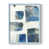 Cadre simple bleu