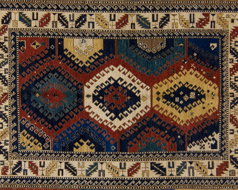 Tufenkian Outlet Kazak Wool Southwestern Area Rug, Rectangle 5' x 7'