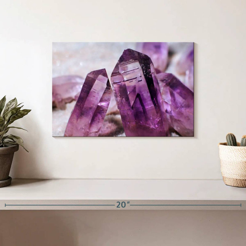 Améthyste mauve Alvord, H 8 po x l 12 po