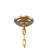 Geboe 6 - Light Modern Gold Round Crystal Chandelier Dimmable Drum 2-Tiered Ceiling Light Fixtures Height Adjustable Pendant Lighting-965893634