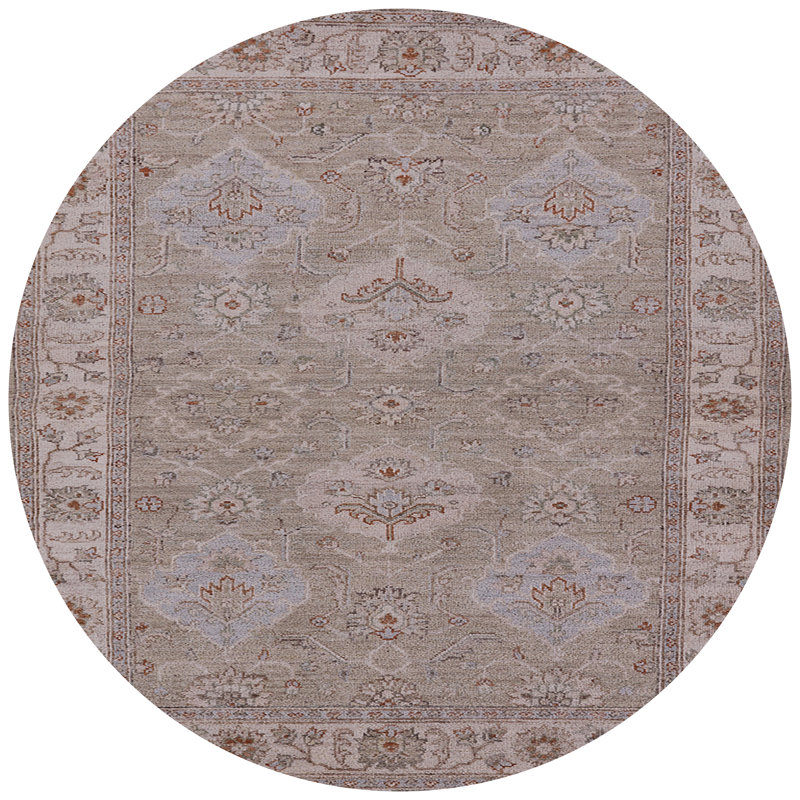 Charisma Oriental Indoor Rug, Round 7'