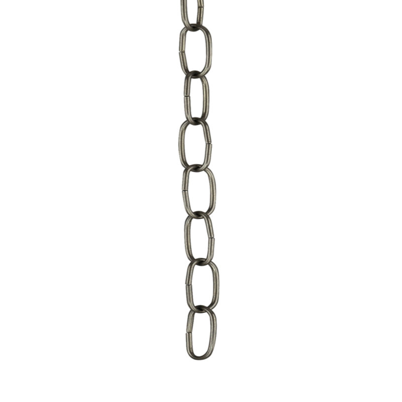 Decorative Light Fixture Chain, Antique Brass