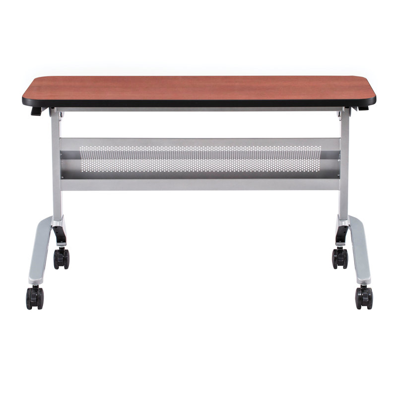 Table de formation Flip-N-Go rectangulaire, LPL, Noir, noir, noir, noir, Cerise Biltmore, H 29 po x L 48 po x l 24 po