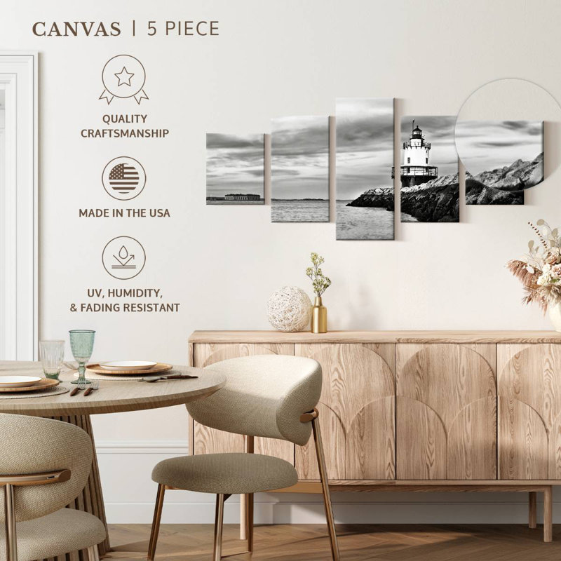 Spring Point Ledge Lighthouse, 24" H x 55" W