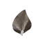 Sculpture de feuille d'anthurium en acier inoxydable