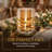 Glass Tealight Candle Lantern with Gold Swirl Metal Frame for Elegant Christmas Decor and Tabletop Display-211145093