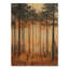 Décoration murale en bois rustique «Whispering Forest Edge Sunset I»-134336915-134336912