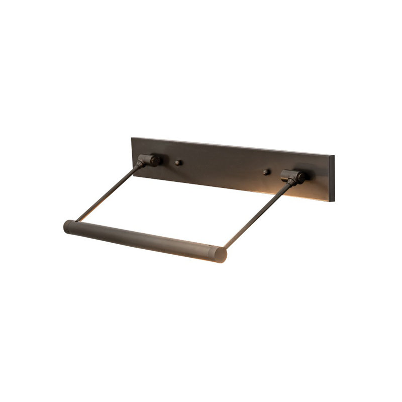 Applique murale à 1 lumière Mendon, Bronze huilé, H 2,75 po x l 19 po x P 8 po