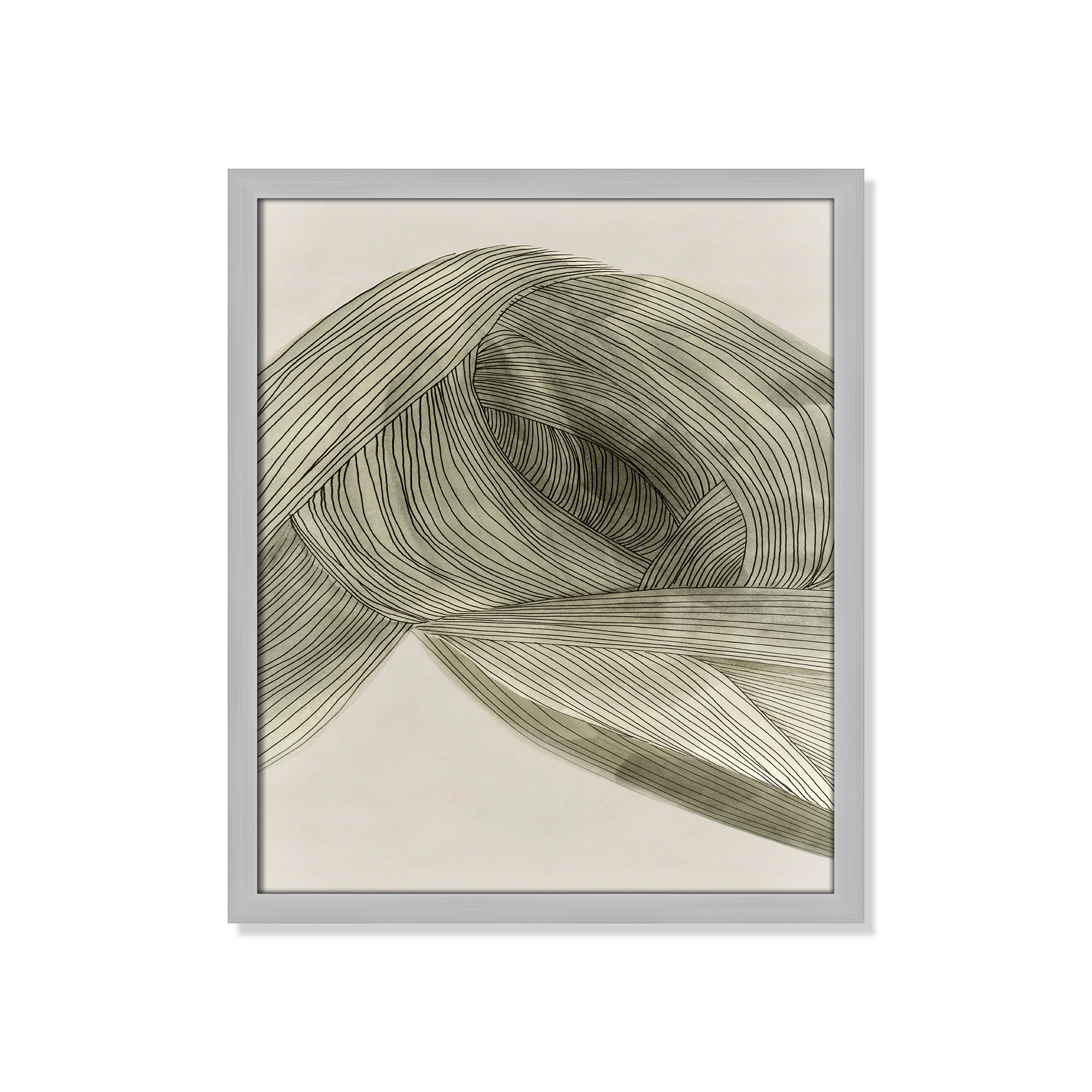 Dreaming In Pastel I, Matte Silver, 19" H x 16" W x 0.75" D