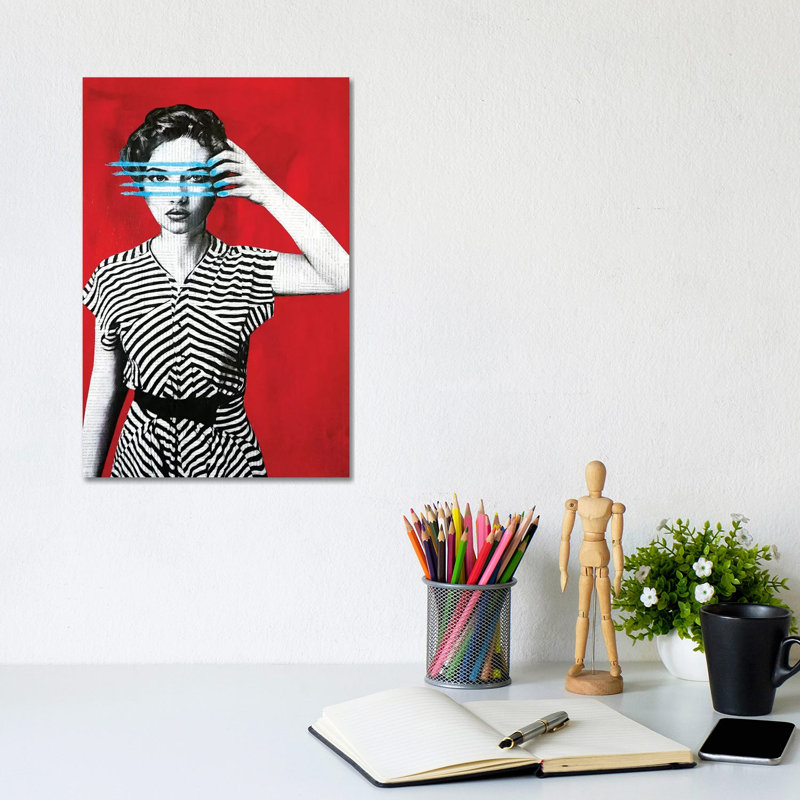 Lines 1 Piece Wall Art on Canvas, 20.32 cm H x 30.48 cm W, Canvas