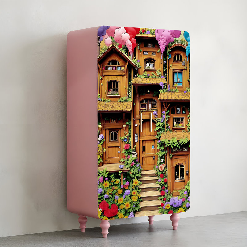 Garde-robe indépendante à portes françaises double