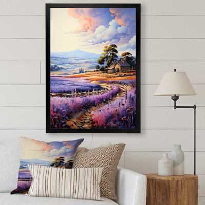 «French Misty Morning In Provence III - France», reproduction sur toile