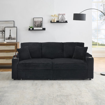 80-Inch Two-In-One Folding Sofa by Latitude Run
