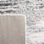 Tapis gris / ivoire à motif abstrait Mena-155662765