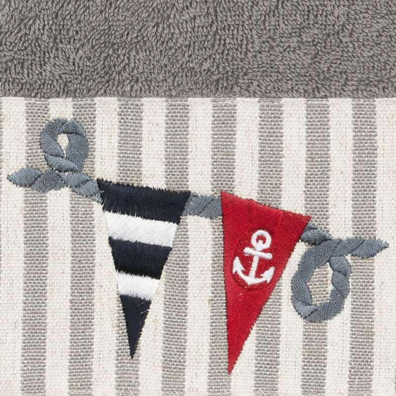 Ensemble de serviettes 3 pièces ETHAN, Gris foncé, Ensemble 3 serviettes de bain