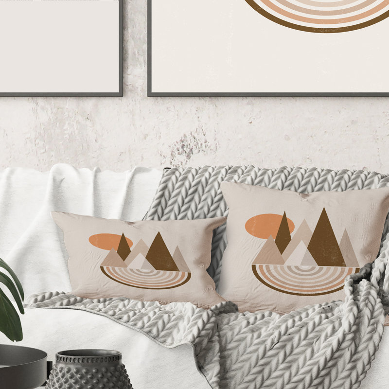 Abstract Throw Pillow