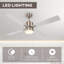 Caisha Ceiling Fan with LED Lights-832295924