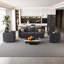 Ensemble de canapé modulaire en chenille avec siège de rangement 3 pièces Aurora-1606944211