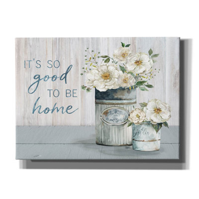 Good to be Home' by Carol Robinson, Canvas Wall Art