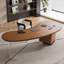 Bureau à 2 tiroirs brun noisette + bois massif noir + fer + acrylique + Barenia-573039979-573039983