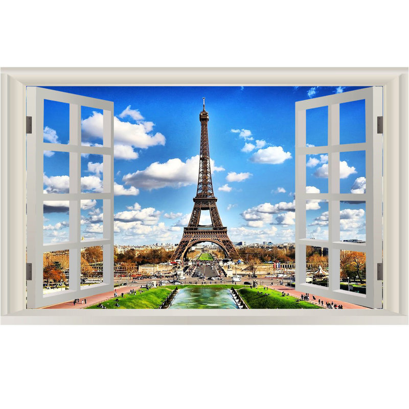 Scenic & Cityscapes Wall Decal, 16" H x 24" W