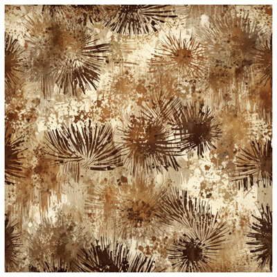 Brown Abstract Splatter Comforter