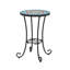 Table d'appoint de patio avec tablette