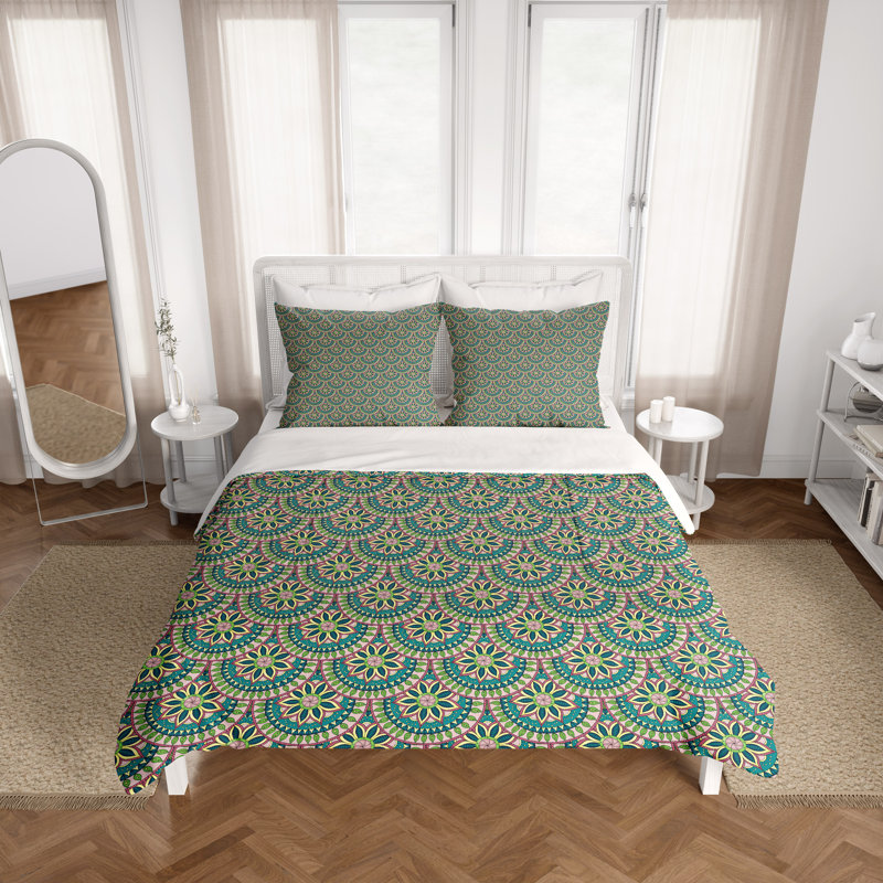 Abstract Duvet Cover, King Duvet Cover + 2 King Shams