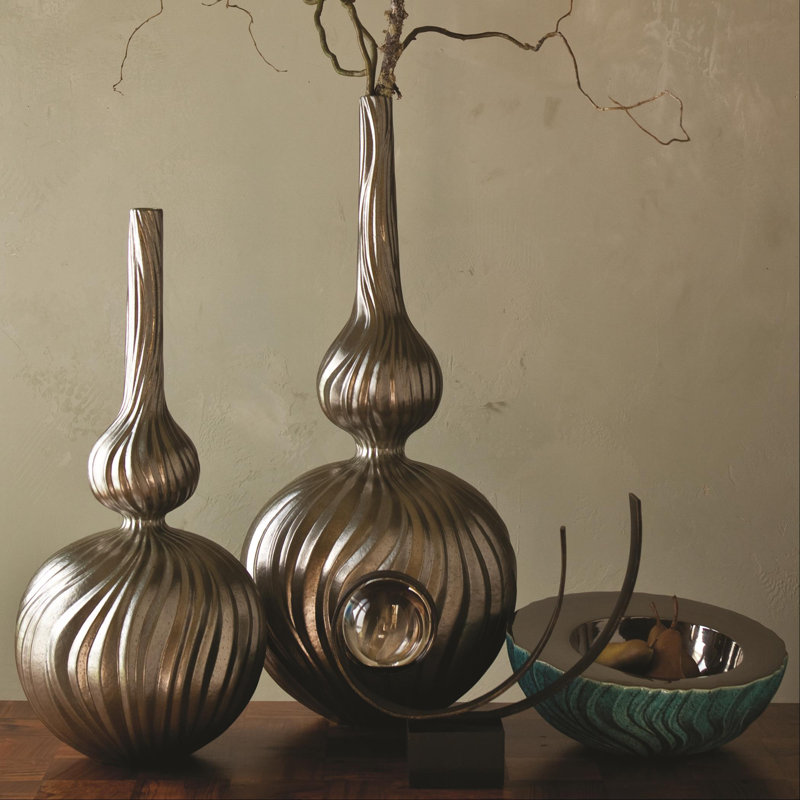 Magura Vase, 30" H x 13" W x 13" D, Snow