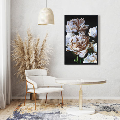 Peonies Print On Canvas